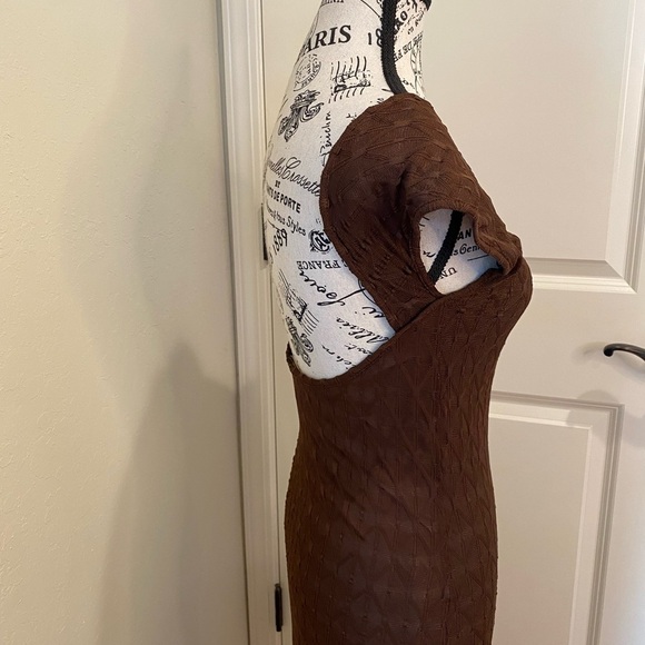 House of Harlow Brown Backless Dress - Picture 3 of 9